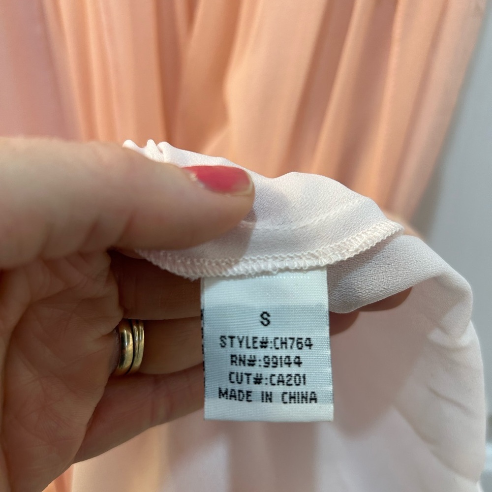 NWT Lapis Embroidered Pink Silk Dress Sz S Feminine Fairy Wedding Guest Side Zip - Picture 10 of 11